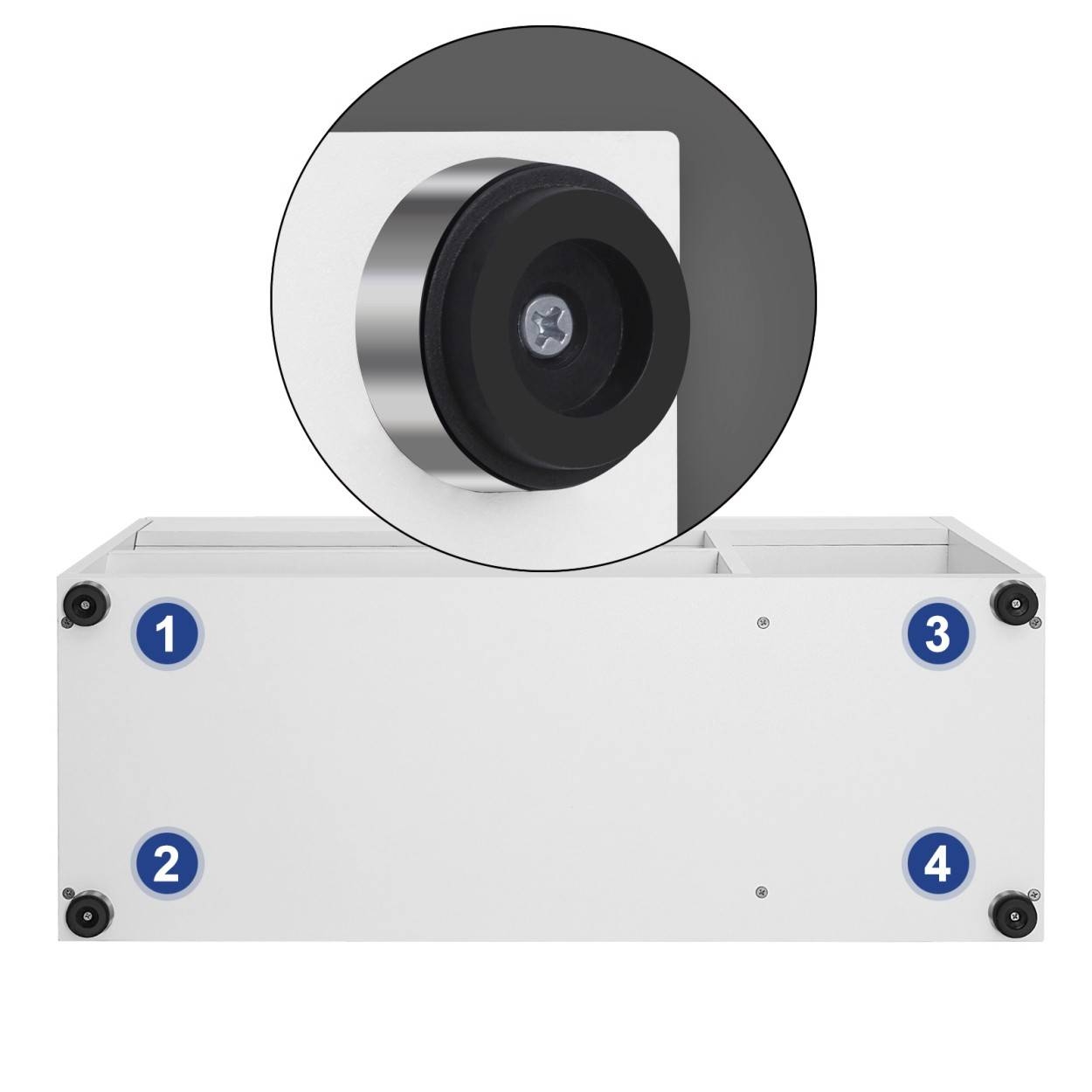 Cipőtároló pad, párnázott ülőfelülettel, fehér 80x44x30cm