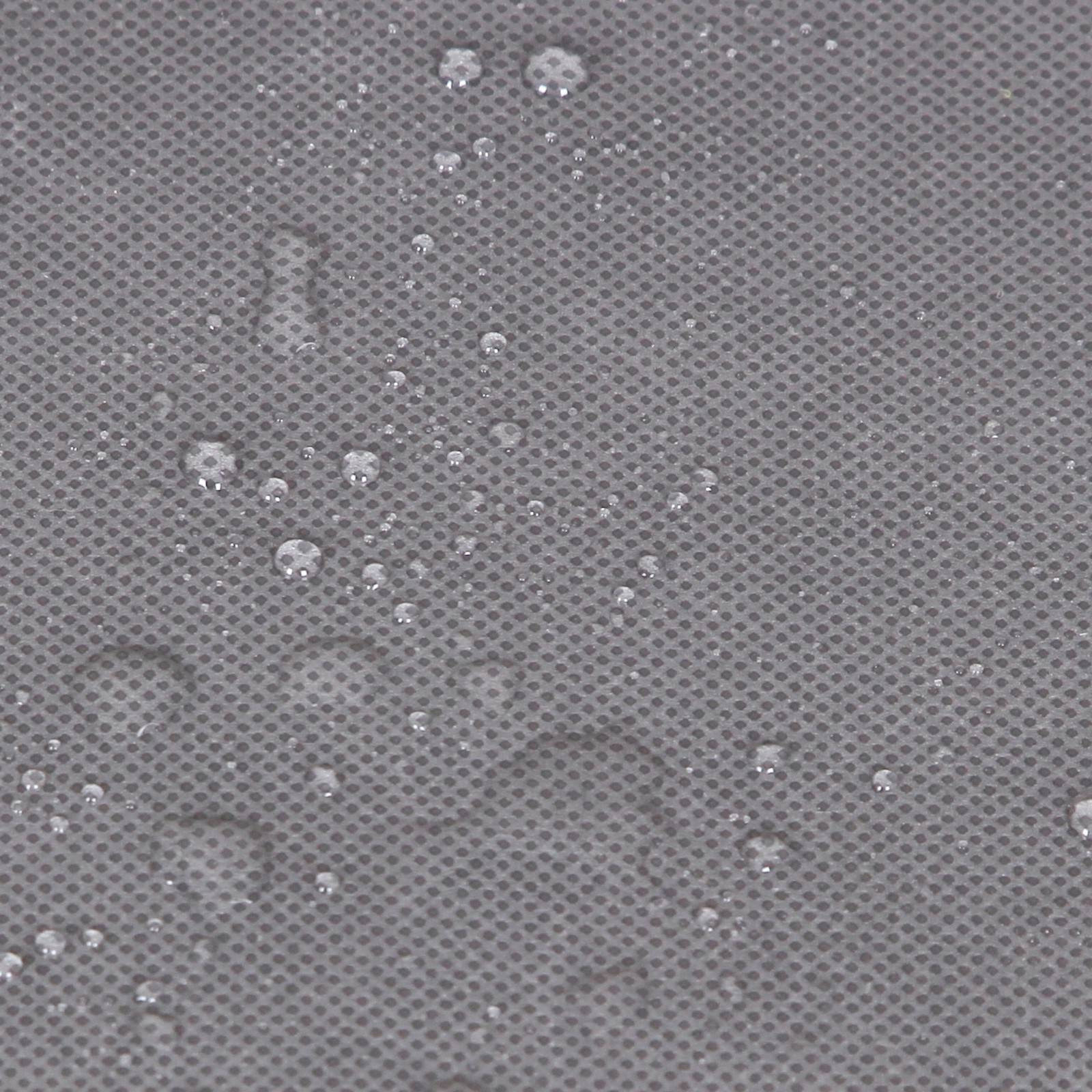 Szövet ruhatároló szekrény hordozható gardrób, szürke 110x45x175cm